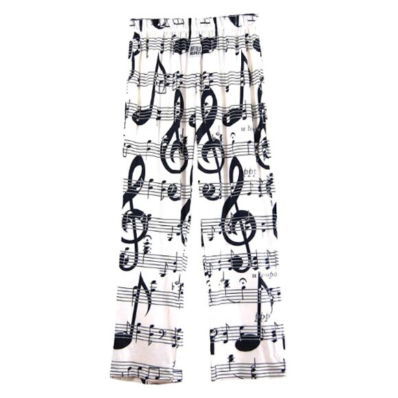 Brief Insanity Unisex Music Notes Lounge Pants - Picture 1 of 2